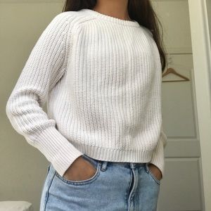 American Apparel Cropped Fisherman Pullover